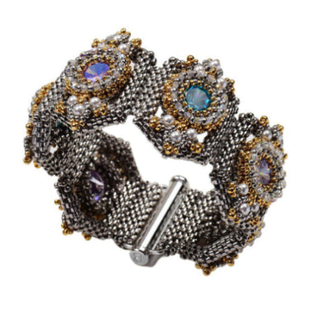 Stained Glass Windows Bracelet<BR>Cynthia Rutledge<BR>Zoom Class<BR>Sunday, September 21st, 2025